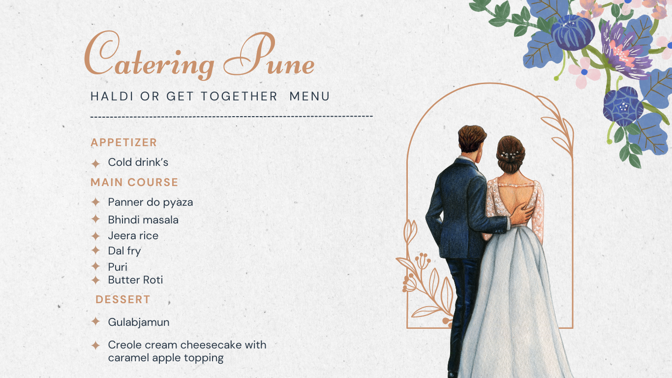 Haldi & Get together Menu - Catering Pune