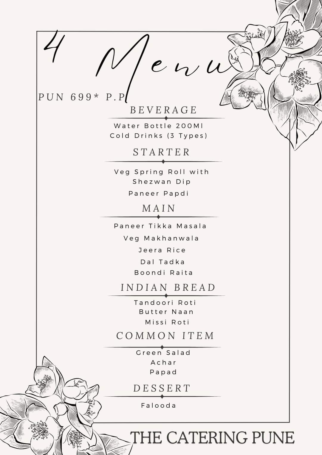 Baby Shower Party Menu - Catering Pune